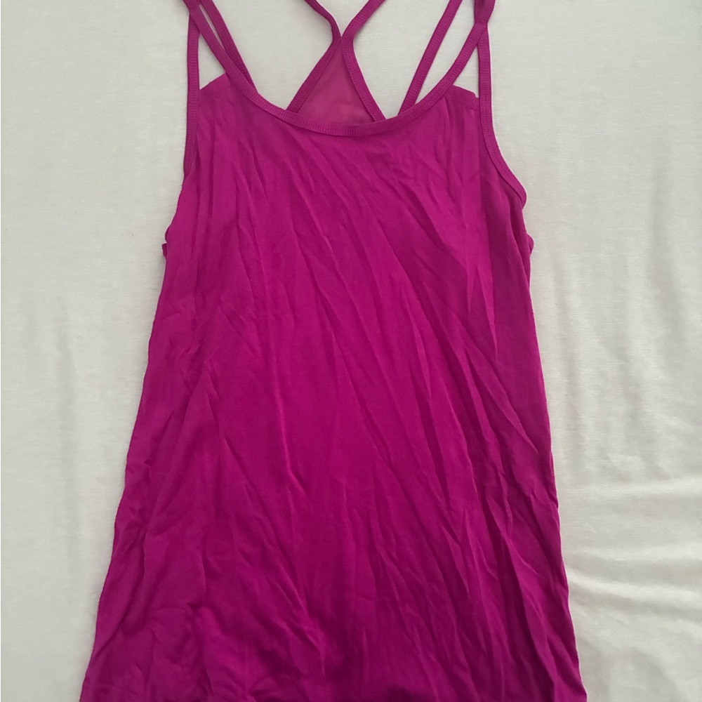 Old Navy Fuchsia Strappy Tank Top